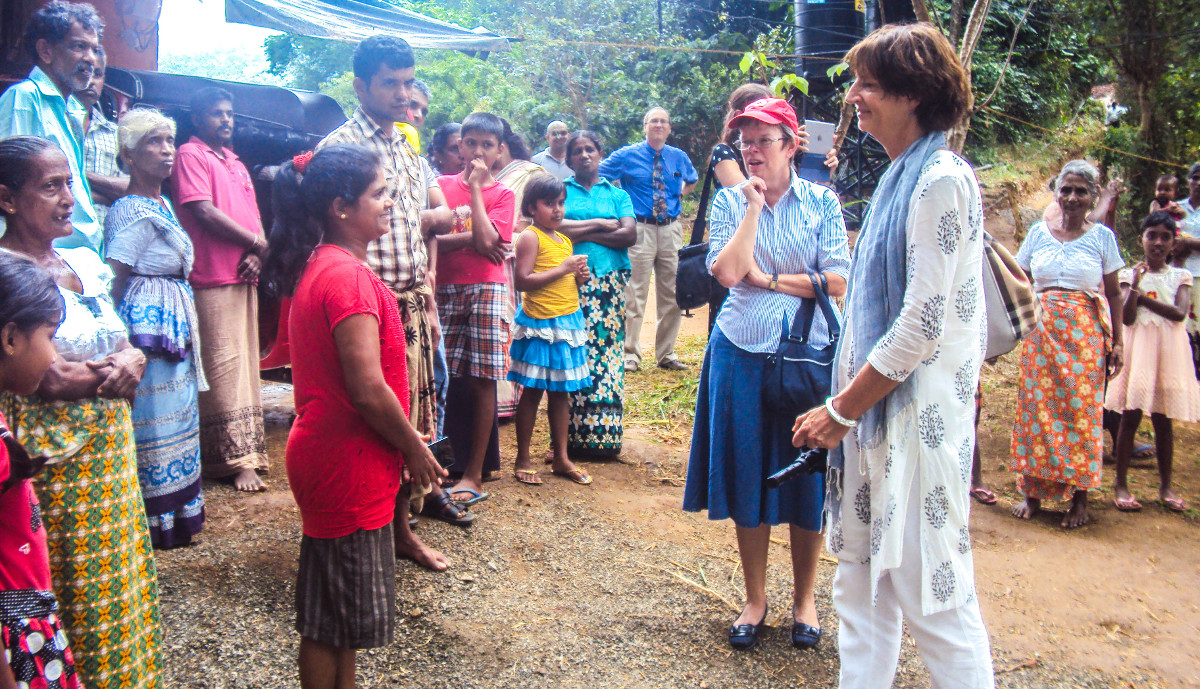 village women volunteer